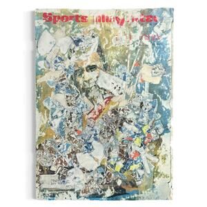 Original Mixed Media Art Collage 8x11 "July 1967 Sports Illustrated Magazine"
